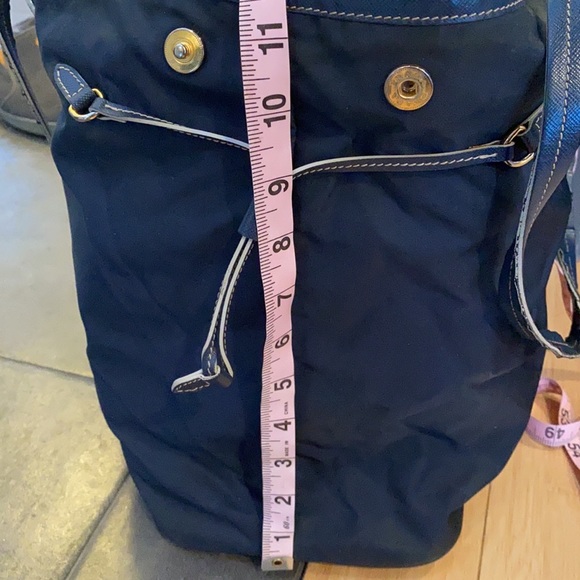 Authentic PRADA Tote Navy Bag - Picture 10 of 14